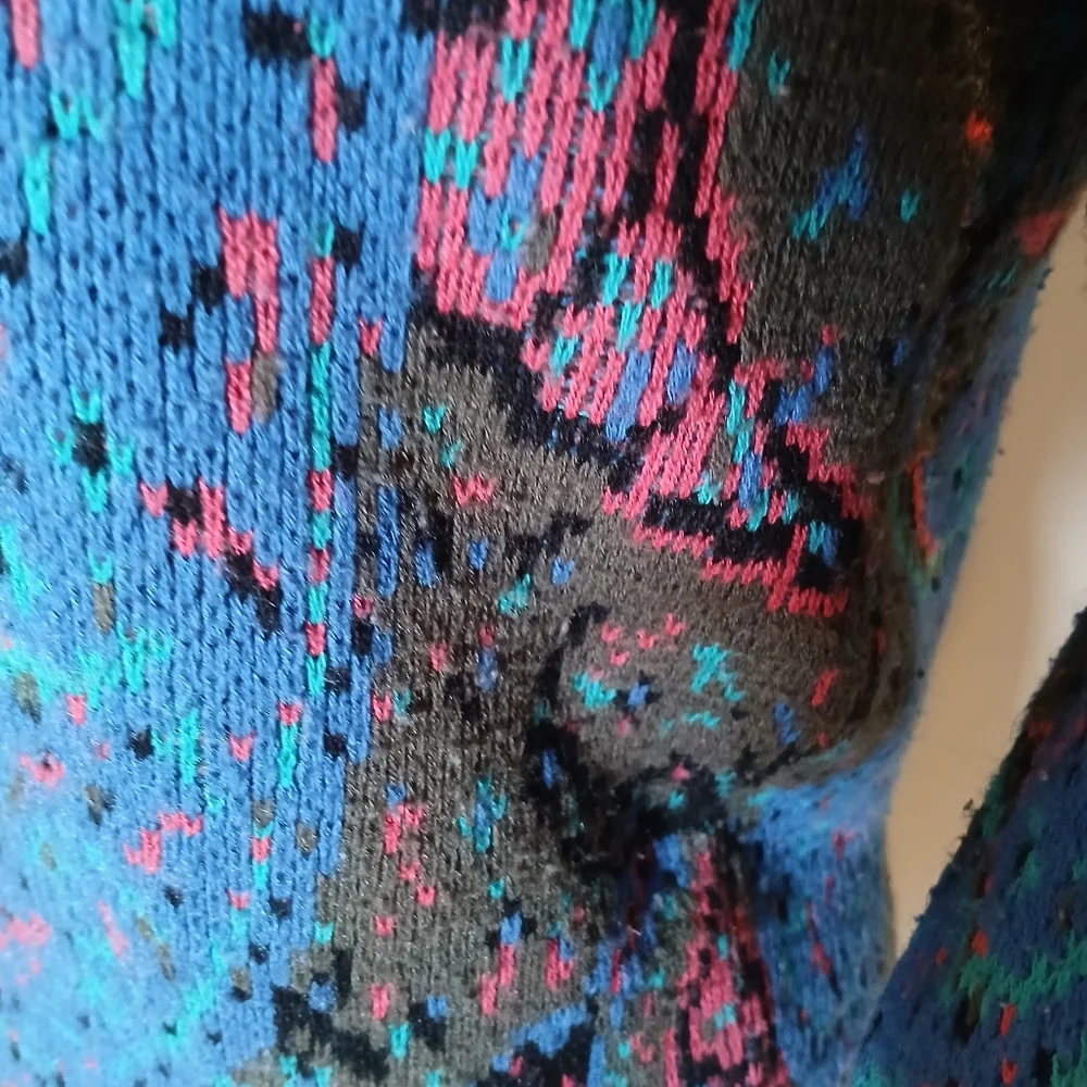 Vintage Gladys Bagley Colorful Patterned Women's Sweater / Size S